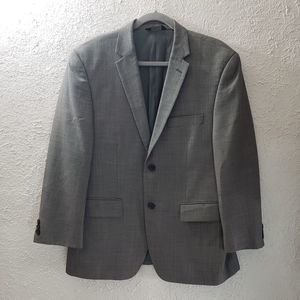 Giorgio Cosani 40S Italian Sport Coat Blazer Mens Luxe Jacket Wool Cashmere Gray